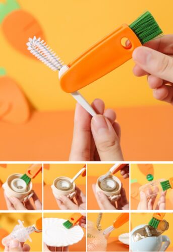 3in1 Bottle Cap Detail Brush Cleaner