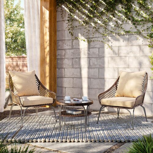 Rattan Wicker Patio Furniture Set