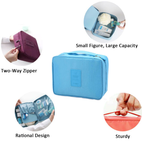 Multi Function Women Makeup Case Travel Cosmetic Bag