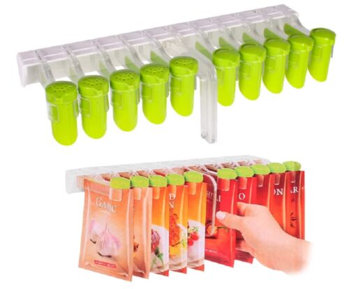 Wall Mount Seasoning Bag Storage Rack