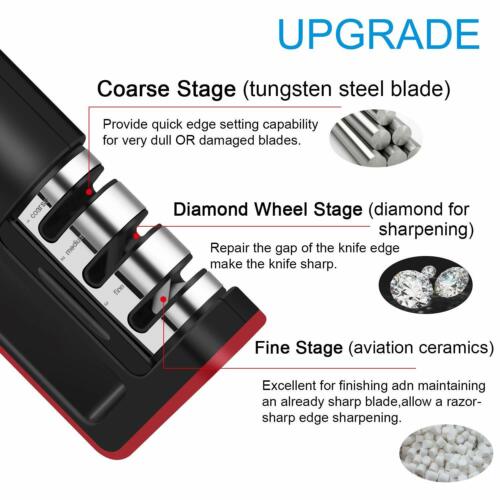 Knife Sharpener 3 Stages Hard Carbide